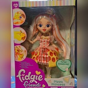 Brand New Fidgie Friends Pizza Princess Doll - Multicolor